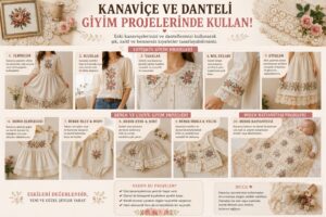 Eski Kanaviçe ve Dantelleri Değerlendirme 93