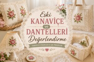 Eski Kanaviçe ve Dantelleri Değerlendirme 98