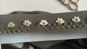 3 Renkli İğne Oyası Örneği Yapılışı