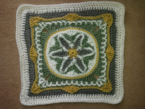 Çiçek Mandala Kare Motif Yapılışı - Resim 12