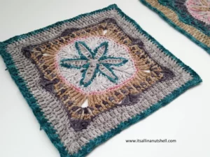 Çiçek Mandala Kare Motif Yapılışı - Resim 20