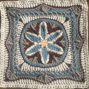 Çiçek Mandala Kare Motif Yapılışı - Resim 8