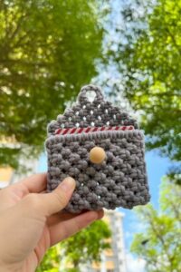Makrome Cüzdan Yapılışı - Resim 4