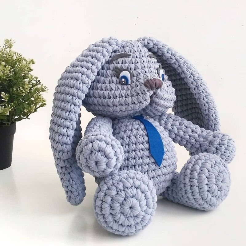 Penye İple Amigurumi Tavşan Yapılışı 2