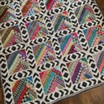 Renkli Yeni Motifli Battaniye Yapılışı 11