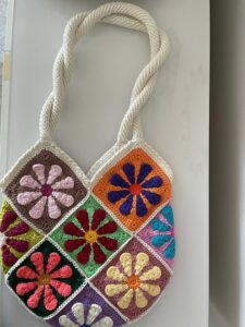 Retro Papatya Kare Motif Yapılışı 9