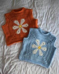 Retro Papatya Kare Motif Yapılışı - Resim 2