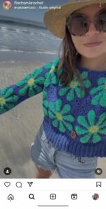 Retro Papatya Kare Motif Yapılışı - Resim 4