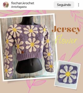 Retro Papatya Kare Motif Yapılışı 37