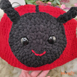 Amigurumi Uğur Böceği Yastık Yapılışı - Resim 12