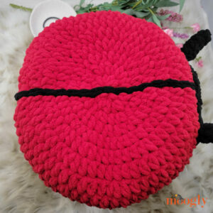 Amigurumi Uğur Böceği Yastık Yapılışı - Resim 13