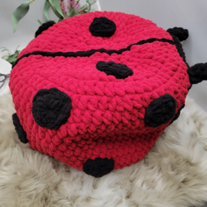 Amigurumi Uğur Böceği Yastık Yapılışı - Resim 14