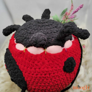 Amigurumi Uğur Böceği Yastık Yapılışı - Resim 15