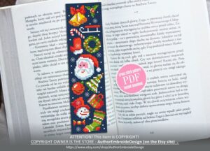 Kanaviçe Kitap Ayracı Modelleri - Resim 29