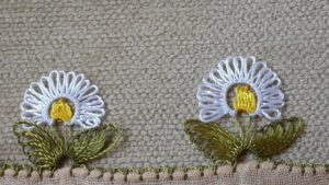 Kolay Papatya İğne Oyası Yapımı