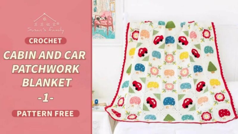 Arabalı Patchwork Battaniye Yapılışı 6