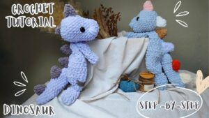 Kadife İple Amigurumi Dinozor Yapımı