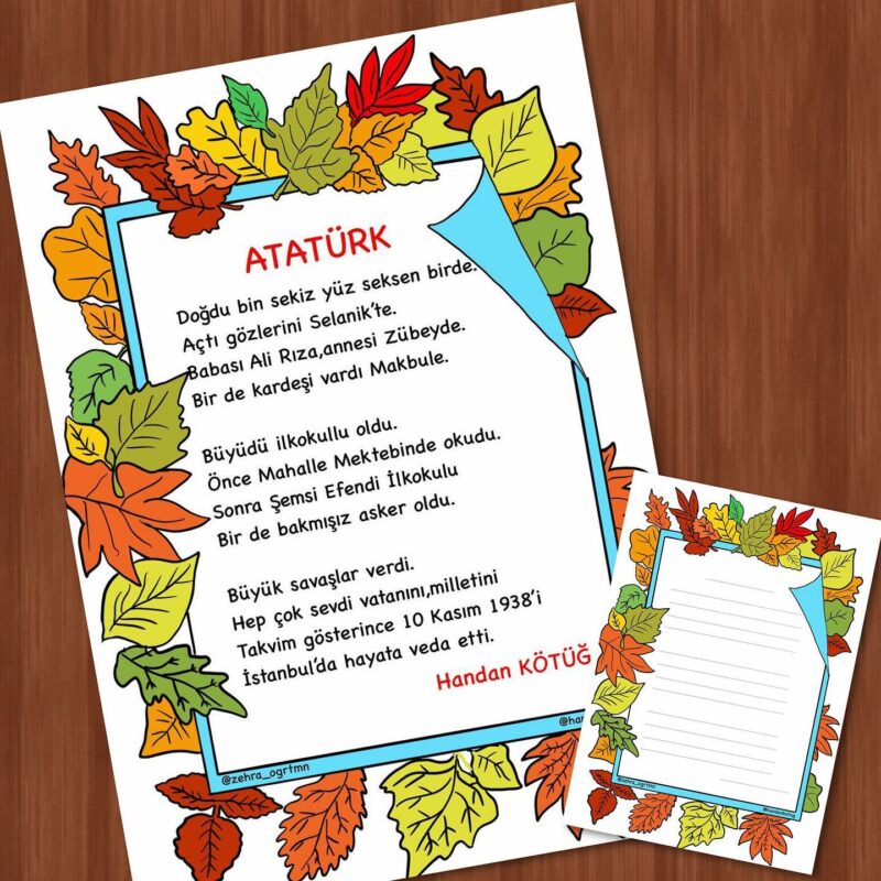 10 Kasım Atatürk Şiirleri 9