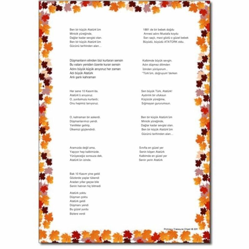 10 Kasım Atatürk Şiirleri 5