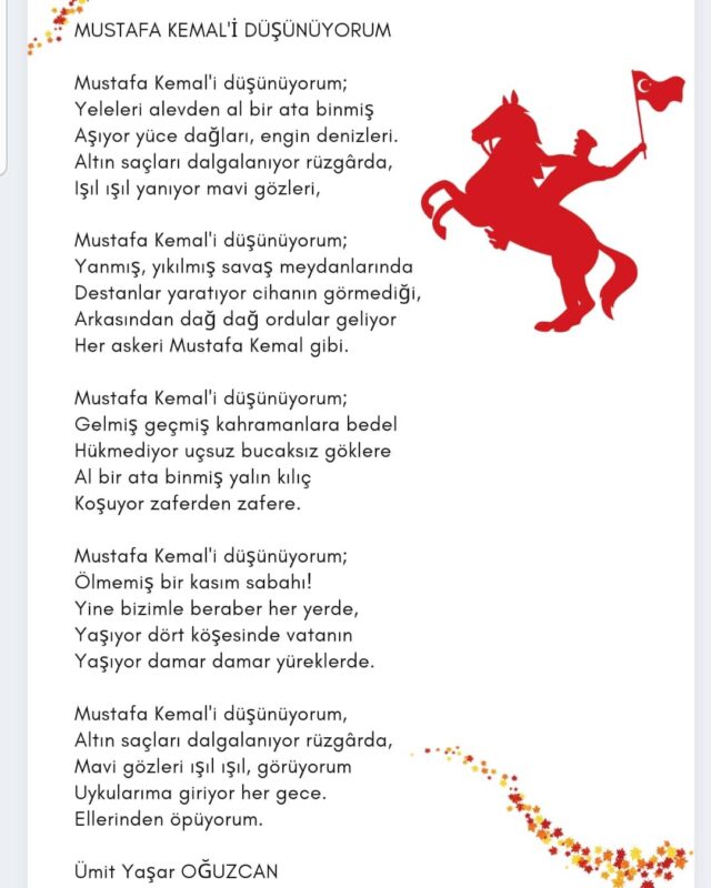 10 Kasım Atatürk Şiirleri 6