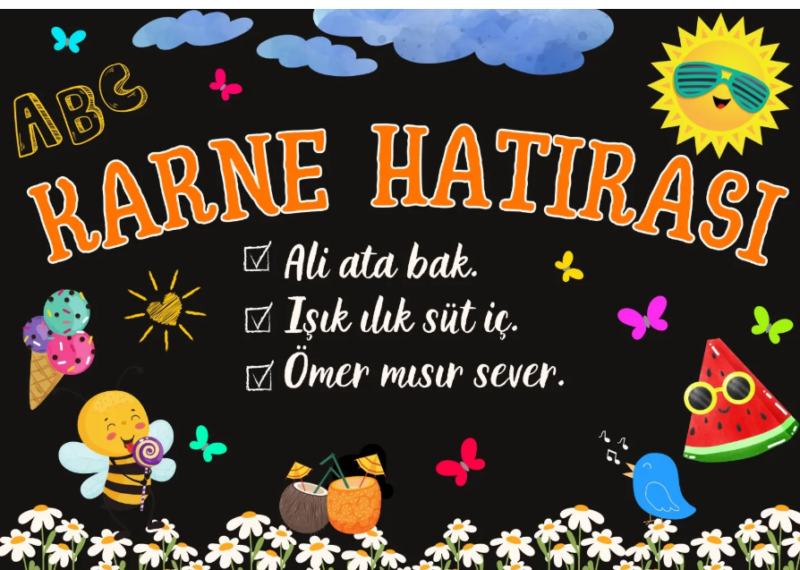 15 Tatil Karne Panosu Fikirleri 43