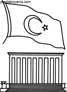 Anıtkabir Boyama Sayfaları - Resim 10