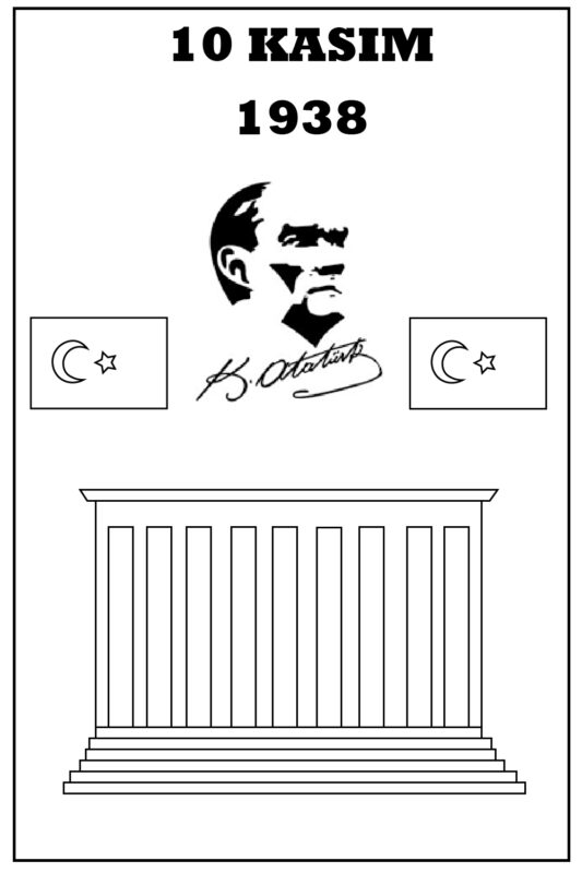 Anıtkabir Boyama Sayfaları 1