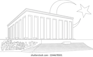 Anıtkabir Boyama Sayfaları - Resim 4