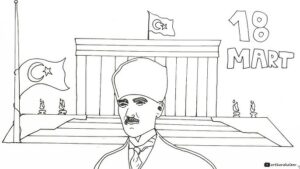 Anıtkabir Boyama Sayfaları - Resim 8