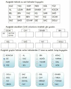 Eş Sesli Kelimeler Etkinlikleri - Resim 19
