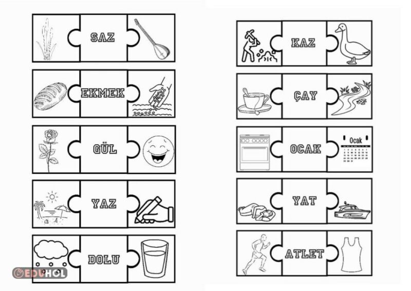 Eş Sesli Kelimeler Etkinlikleri 21