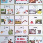 Eş Sesli Kelimeler Etkinlikleri 3