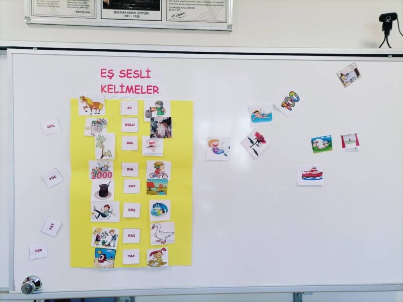 Eş Sesli Kelimeler Etkinlikleri 6