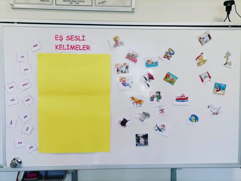 Eş Sesli Kelimeler Etkinlikleri 7