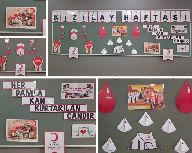 Kızılay Haftası Pano Çalışmaları 9