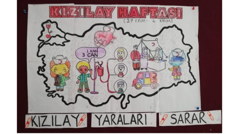 Kızılay Haftası Pano Çalışmaları 105