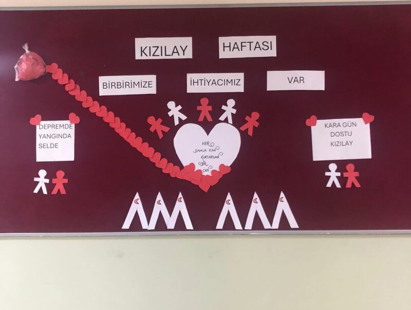 Kızılay Haftası Pano Çalışmaları 29