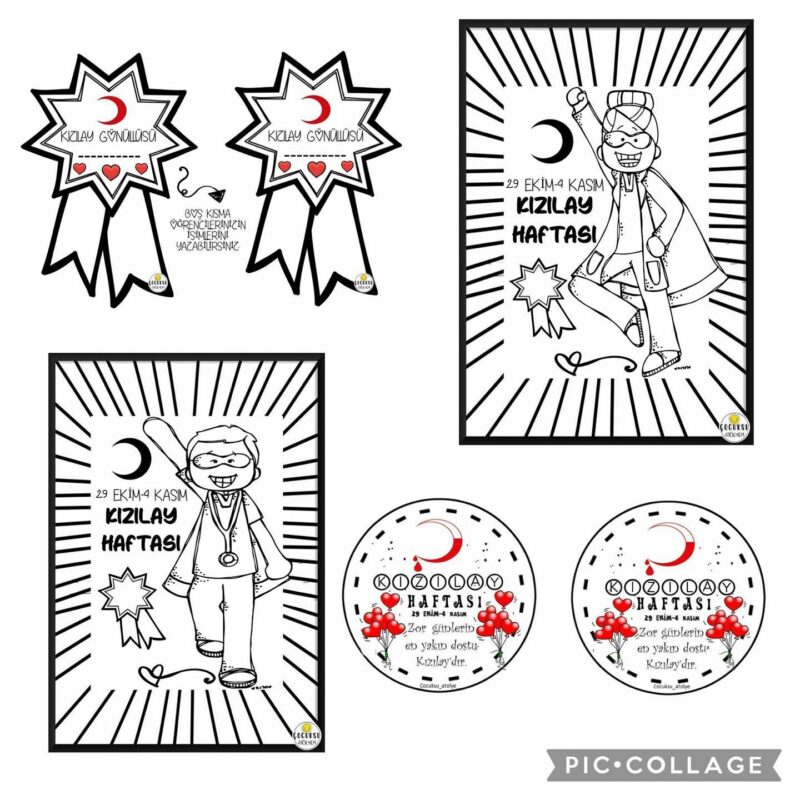 Kızılay Haftası Pano Çalışmaları 4