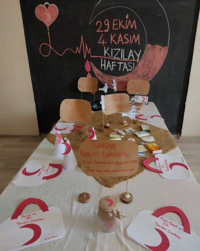 Kızılay Haftası Pano Çalışmaları 6