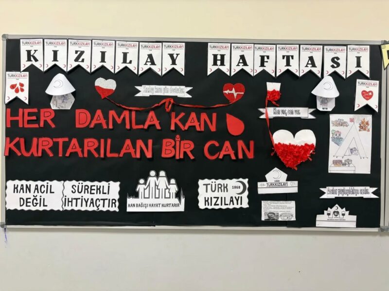 Kızılay Haftası Pano Çalışmaları 93