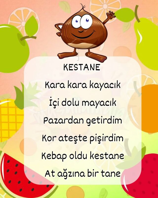 Okul Öncesi Tekerlemeler 10