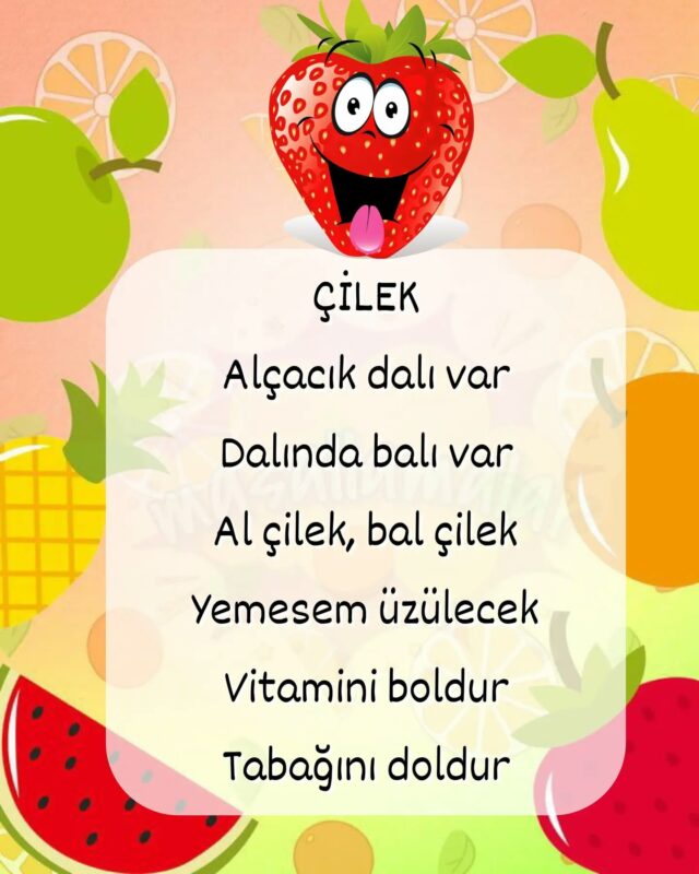 Okul Öncesi Tekerlemeler 11