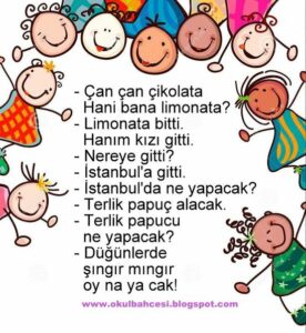 Okul Öncesi Tekerlemeler - Resim 15