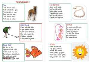 Okul Öncesi Tekerlemeler - Resim 18