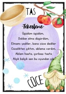 Okul Öncesi Tekerlemeler - Resim 3