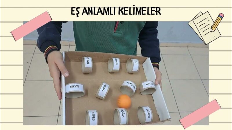 Zıt Anlam ve Eş Anlamlı Kelime Çalışmaları 36