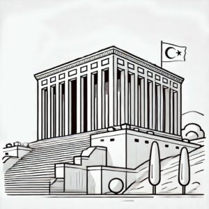 Anıtkabir Boyama Sayfaları - Resim 15