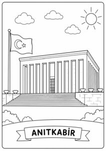 Anıtkabir Boyama Sayfaları - Resim 19