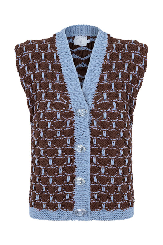 Örgü Yelek Hırka Modelleri ve Yapışları 11