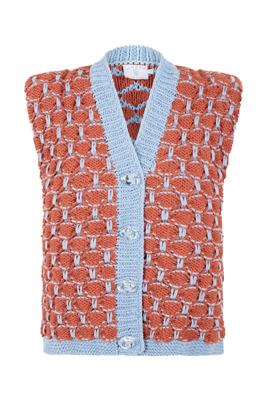 Örgü Yelek Hırka Modelleri ve Yapışları 14